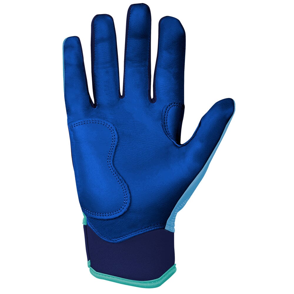 Bear Series Short Cuff Batting Gloves - Tidal Blue