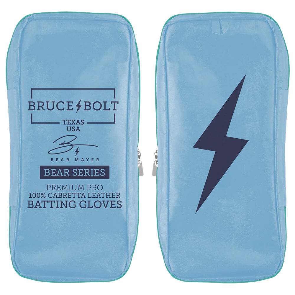 Bear Series Short Cuff Batting Gloves - Tidal Blue