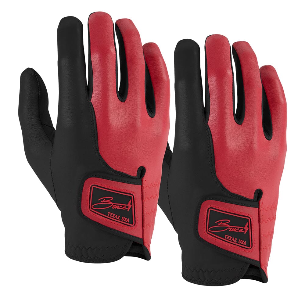 Bear Series Golf Gloves (On Right, 2-Pack) - Lubbock Black