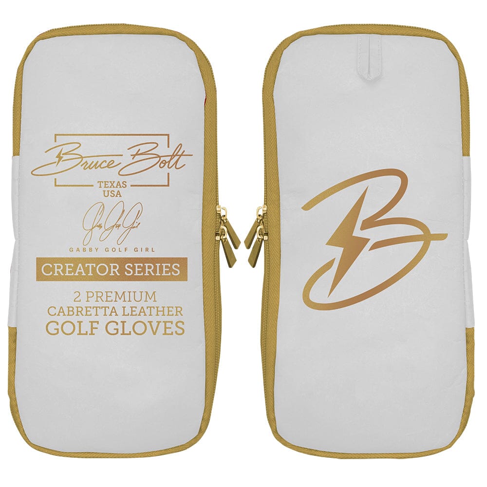 Gabby Golf Girl Creator Series Golf Gloves (On Left, 2-Pack) - Gold