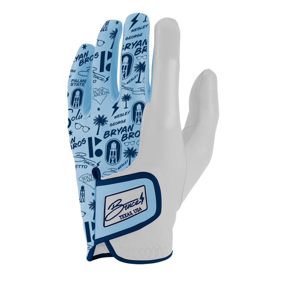 Bryan Bros Creator Series Golf Gloves (On Left, 2-Pack) - Baby Blue