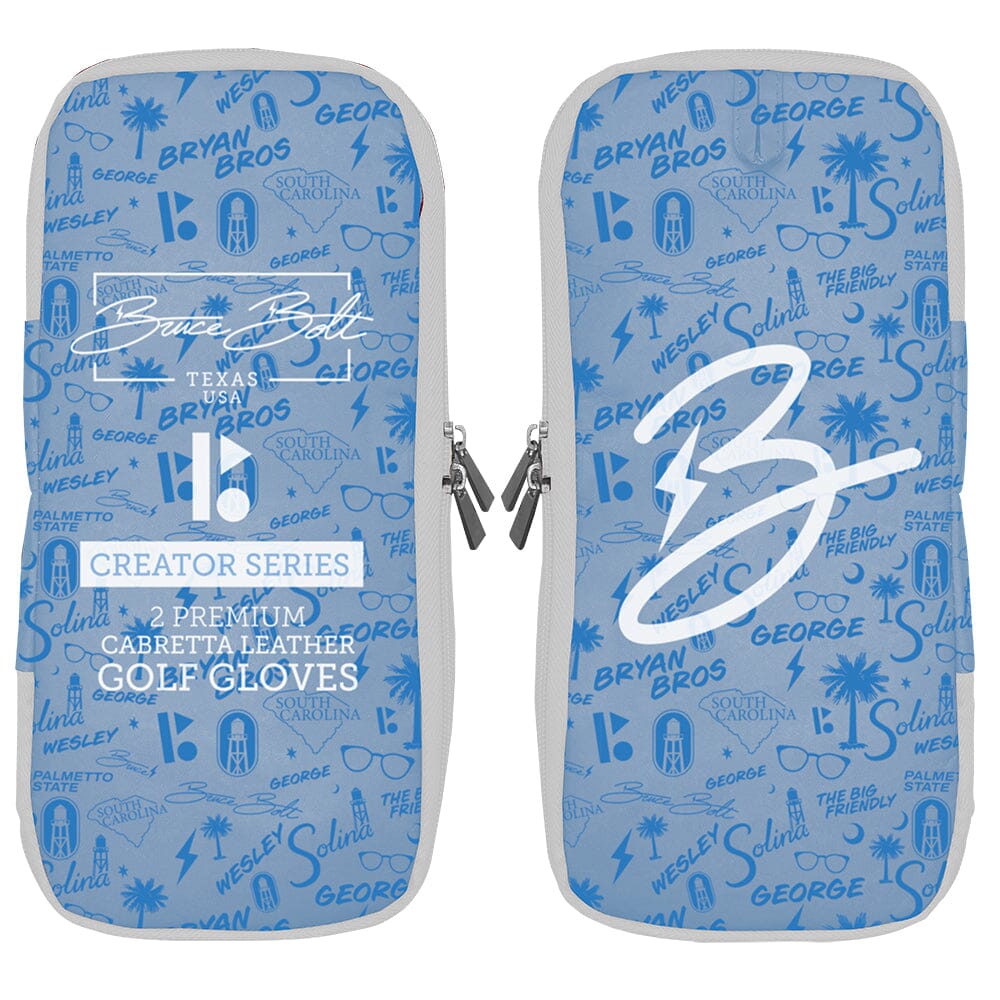 Bryan Bros Creator Series Golf Gloves (On Left, 2-Pack) - Baby Blue