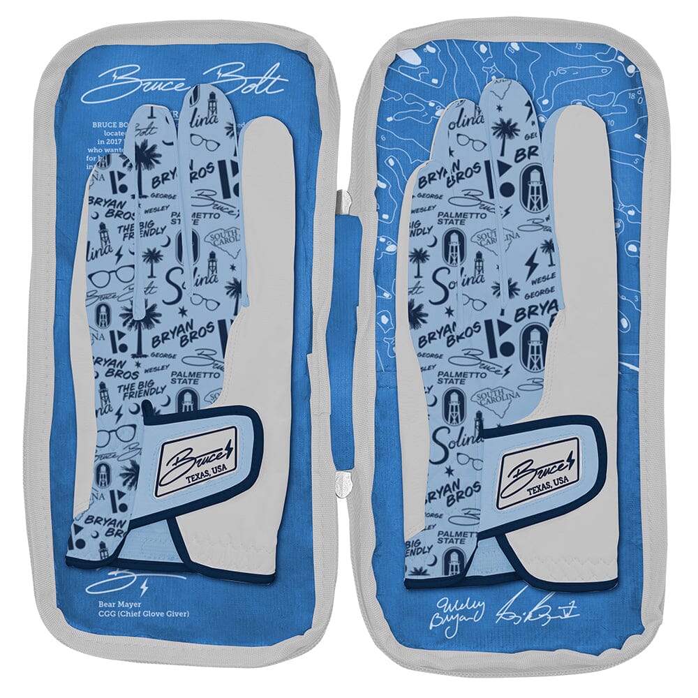 Bryan Bros Creator Series Golf Gloves (On Right, 2-Pack) - Baby Blue