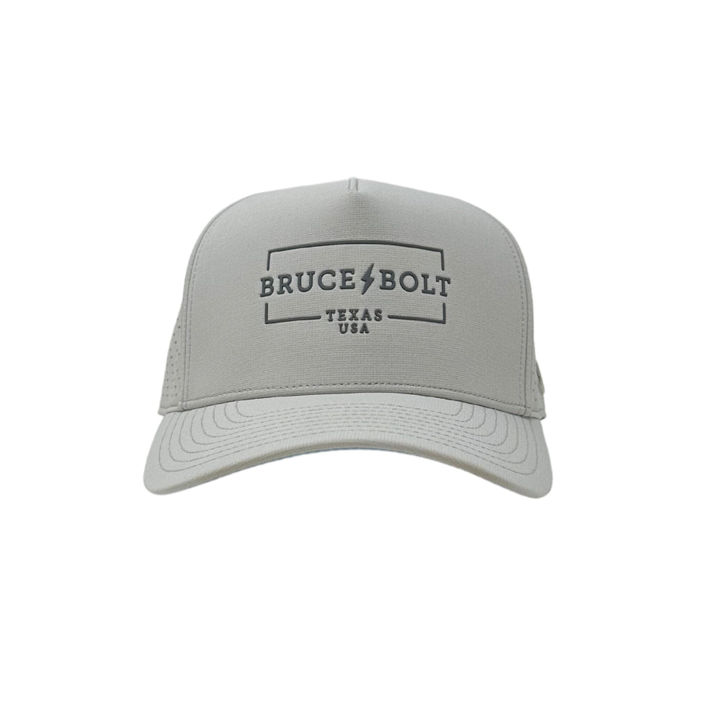 "BRUCE BOLT" Standard Snapback Hat - Grey