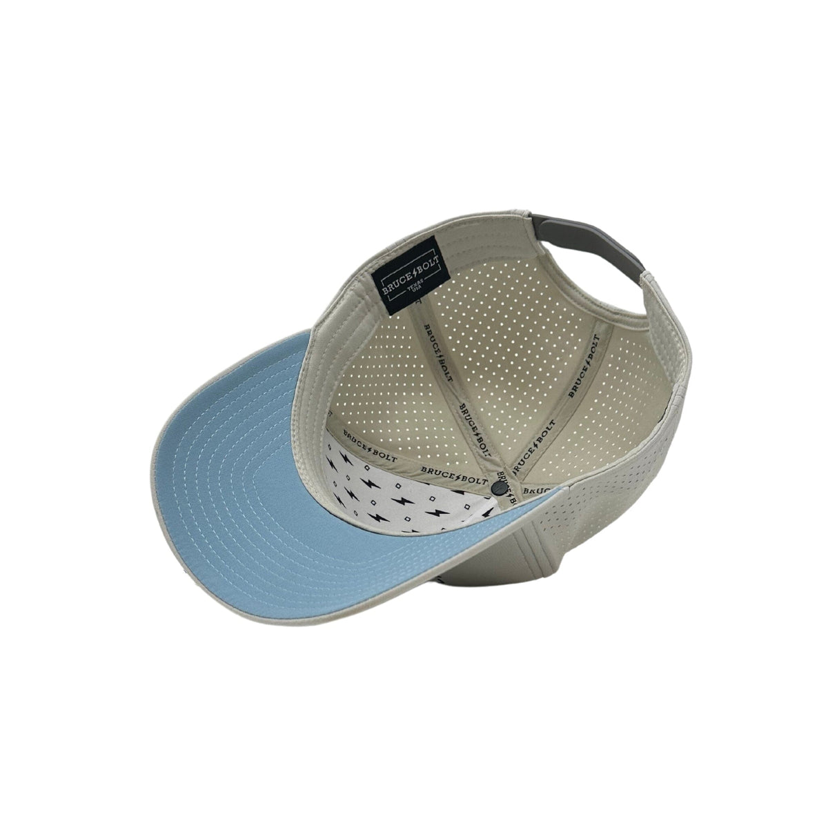 "BRUCE BOLT" Standard Snapback Hat - Grey