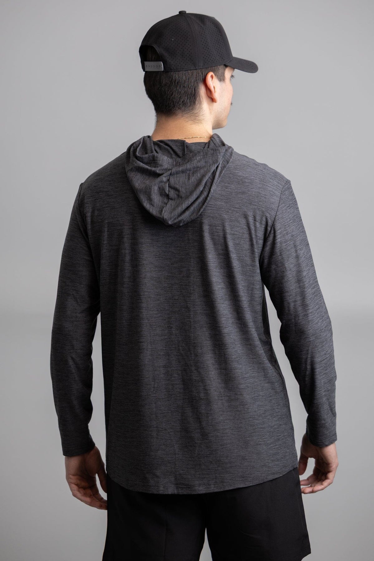 SuperSoft BOLT Long Sleeve Hoodie - Charcoal