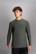 SuperSoft "BRUCE BOLT" Long Sleeve Shirt - Olive Green