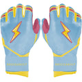Coach RAC Creator Series Long Cuff Batting Gloves - Baby Blue/Yellow