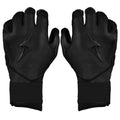 Personalized Bear Series Long Cuff Batting Gloves - Blackout
