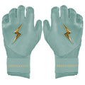 King of JUCO Creator Series Long Cuff Batting Gloves - Mint/Gold