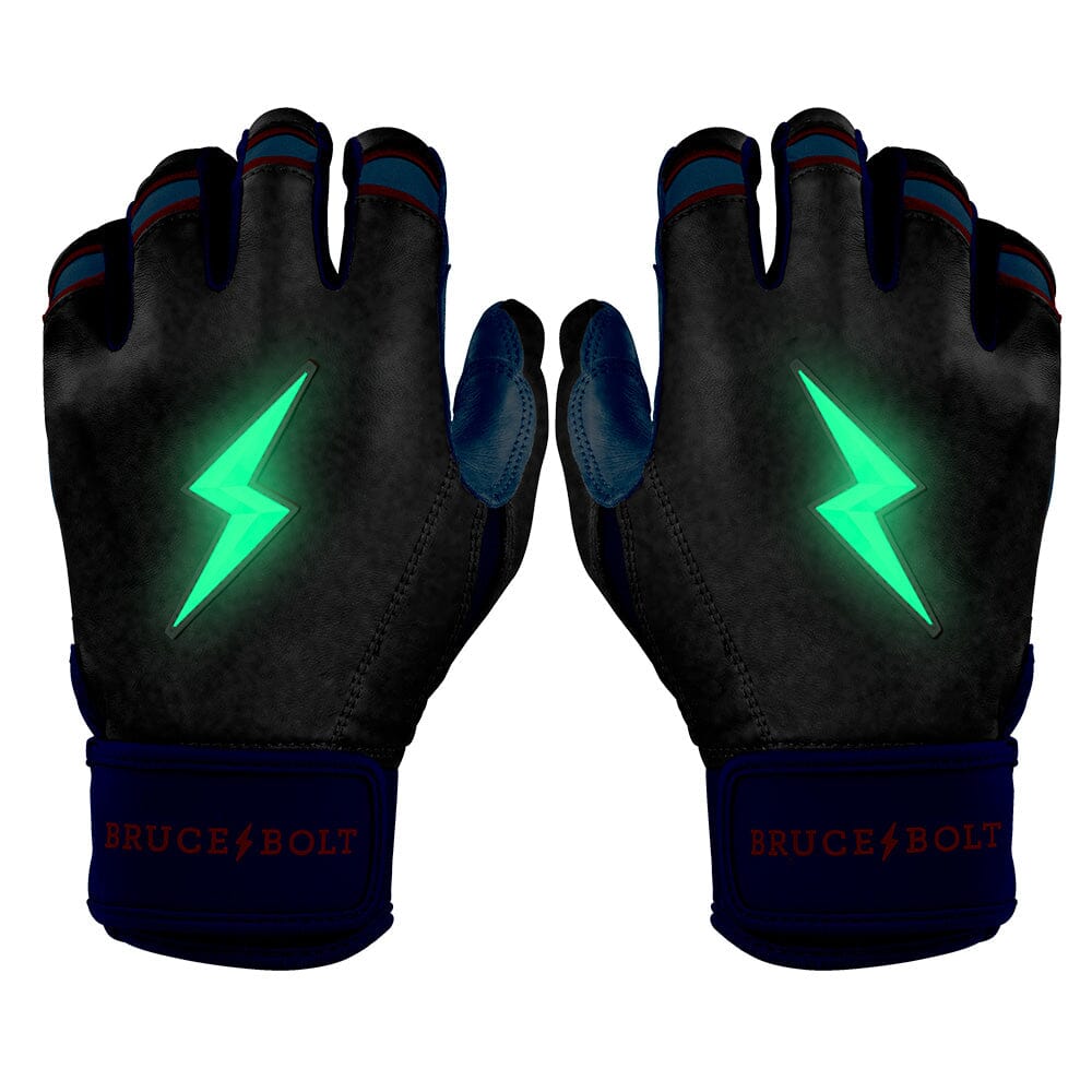 James Outman Signature Series Short Cuff Batting Gloves - Metallic Silver