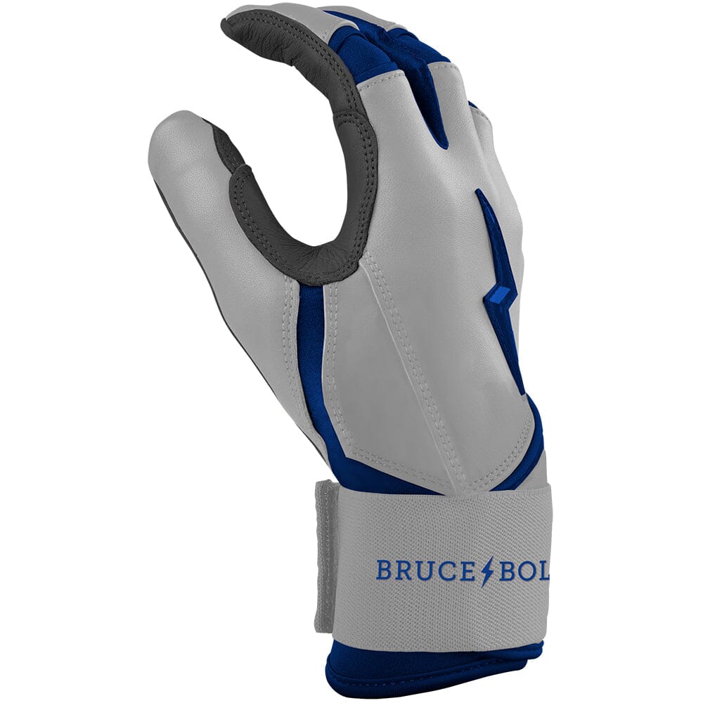 Grey Series Long Cuff Batting Gloves - Navy
