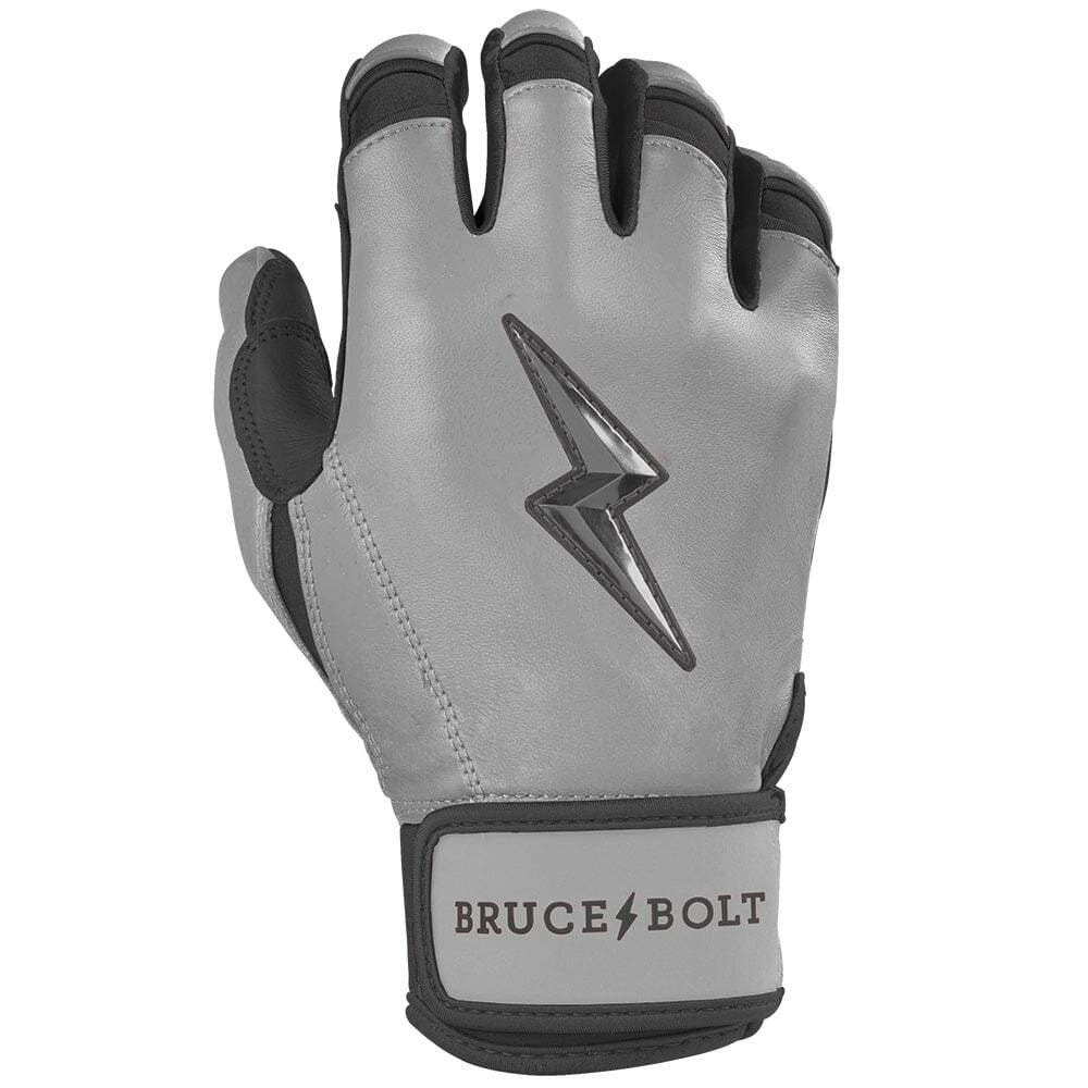 Grey Series Short Cuff Batting Gloves - Charcoal