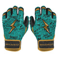 King of JUCO Creator Series Short Cuff Batting Gloves - Mint/Black