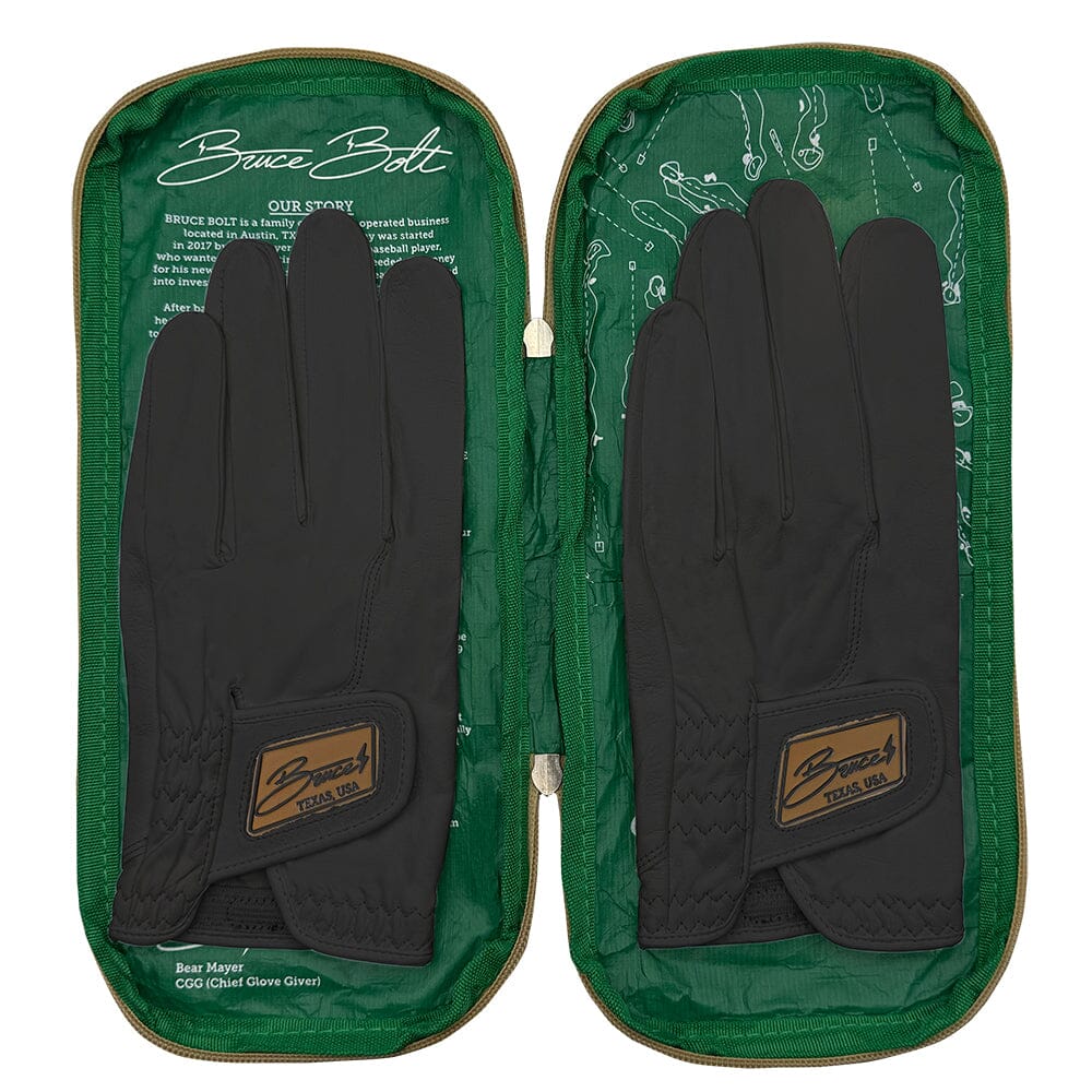 Original Series Golf Gloves (On Left, 2-Pack) - Black