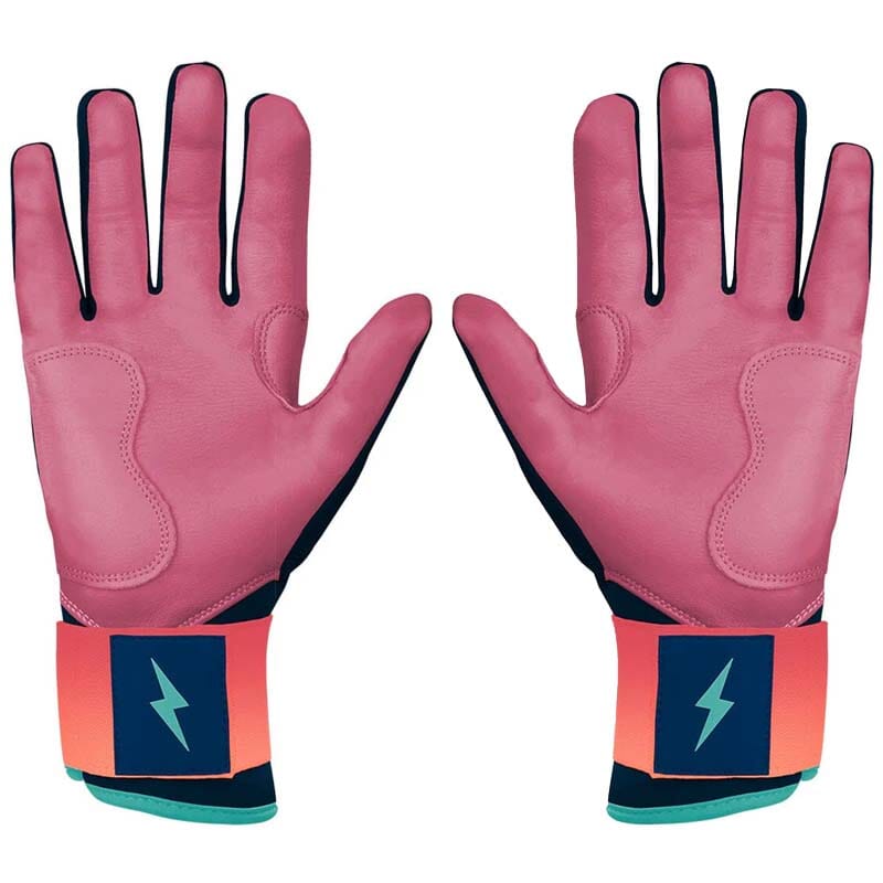 Personalized Bear Series Long Cuff Batting Gloves - Sunset