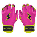 Bear Series Short Cuff Batting Gloves | Pink Lightning