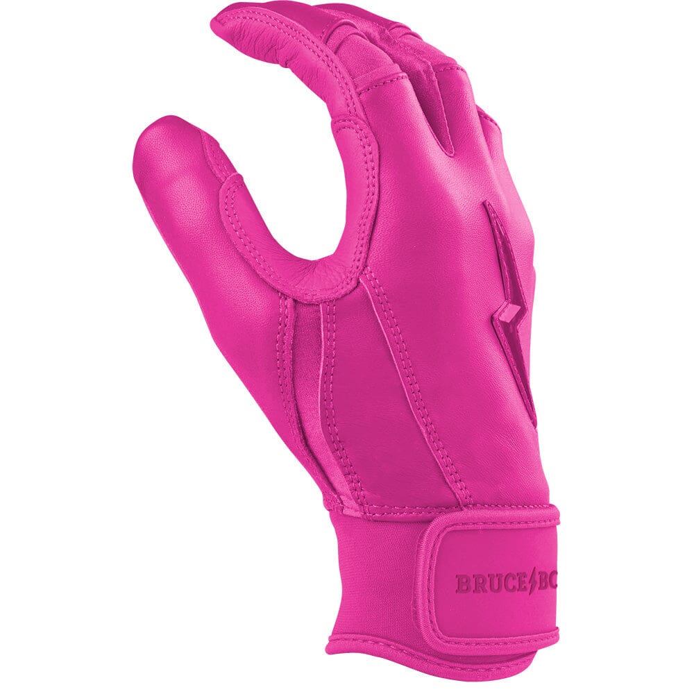 Max Clark Signature Series Short Cuff Batting Gloves - Pink