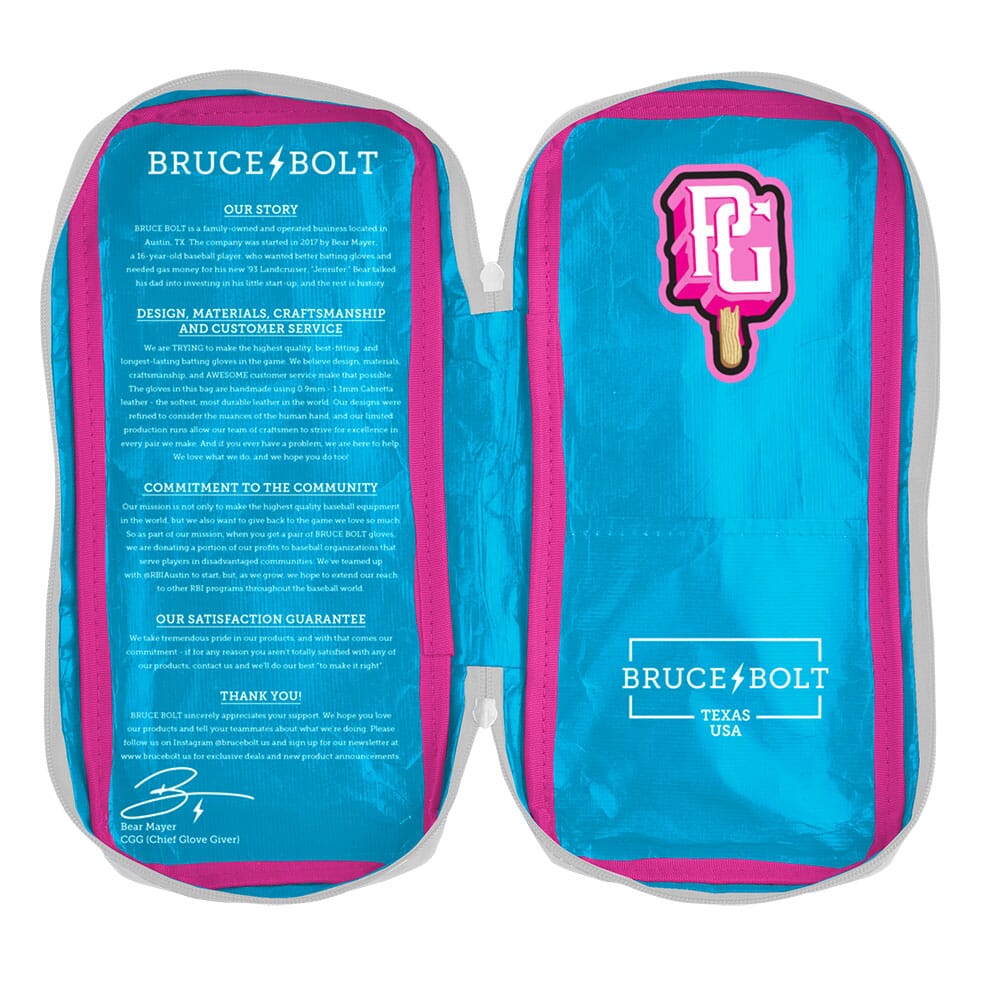 Perfect Game Collab Series Long Cuff Batting Gloves - Summer Swirl