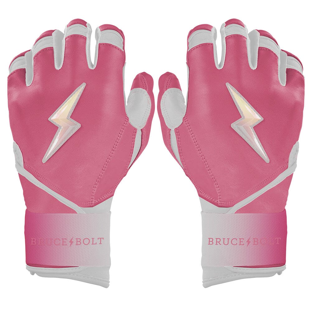 Personalized Bear Series Long Cuff Batting Gloves - Dusty Pink