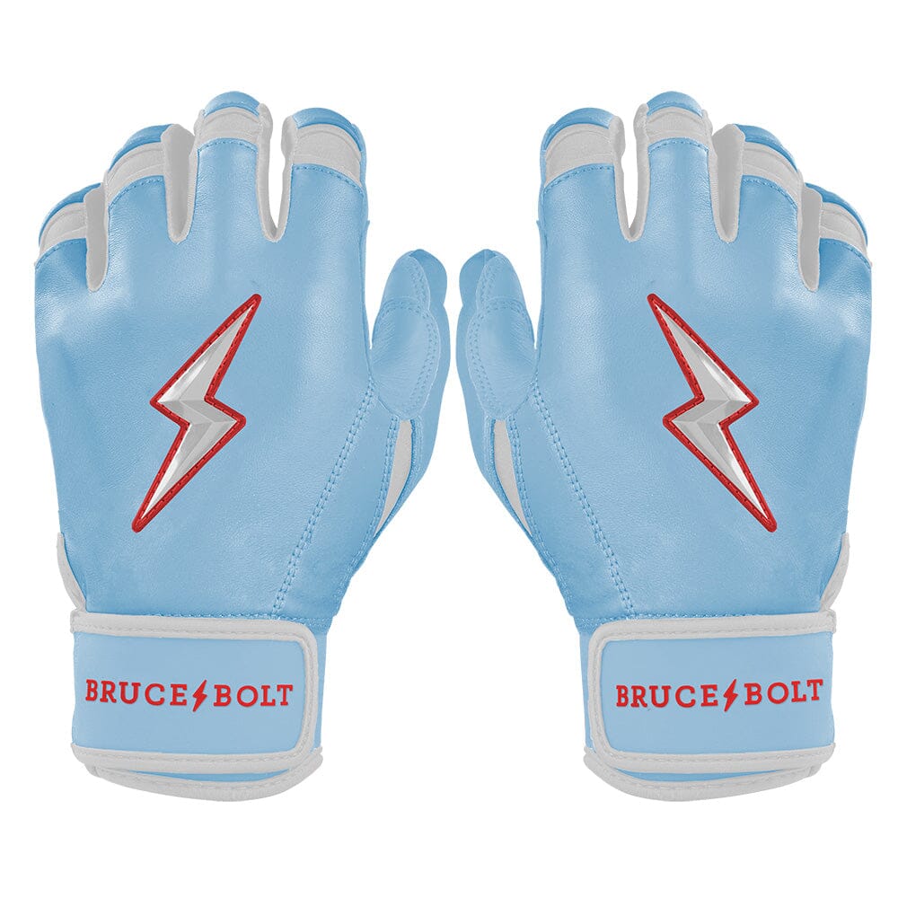 Personalized Ian Happ Signature Series Short Cuff Batting Gloves - Baby Blue
