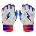 Brandon Nimmo Signature Series Short Cuff Batting Gloves - Stars & Stripes