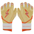Max Clark Signature Series Long Cuff Batting Gloves - Clark Ivory