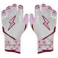 Lars Nootbaar Signature Series Long Cuff Batting Gloves - White/Pink