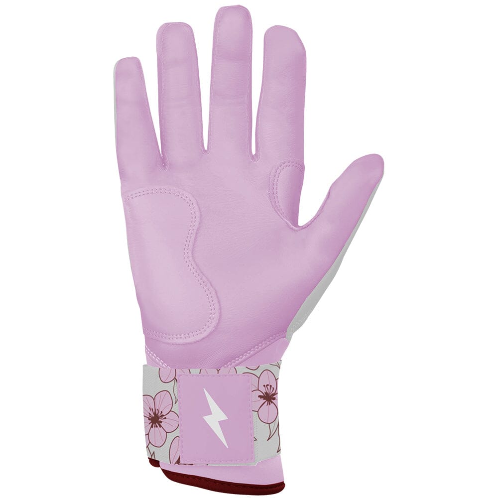 Lars Nootbaar Signature Series Long Cuff Batting Gloves - White/Pink