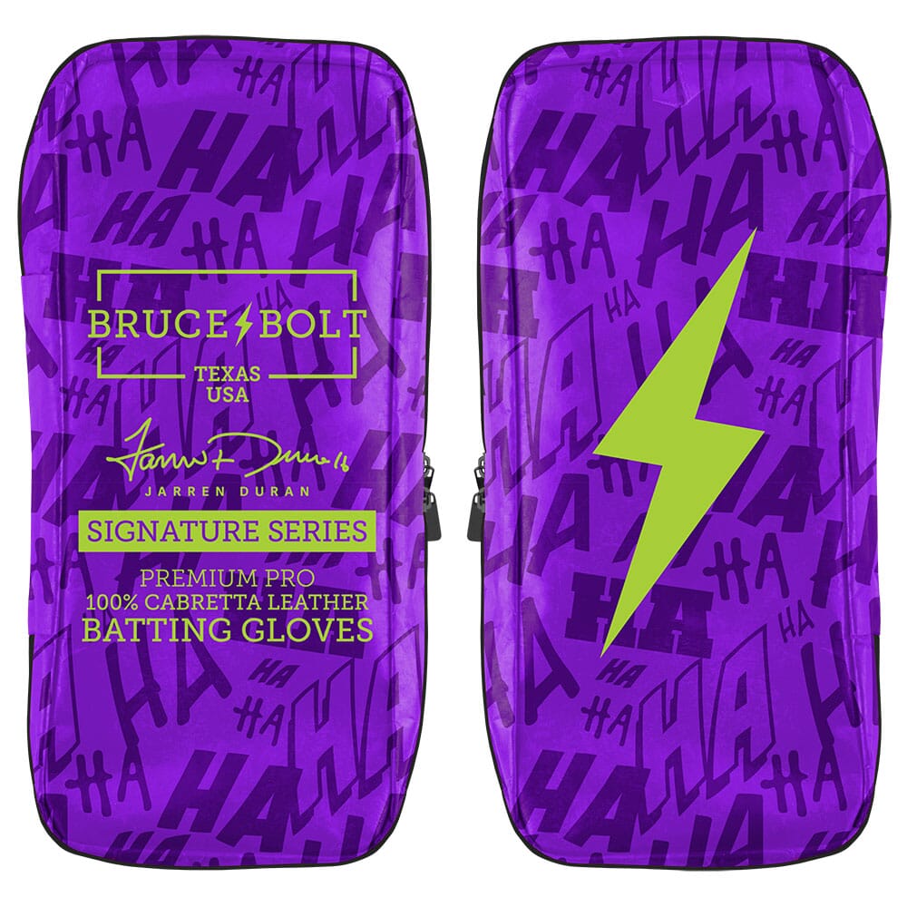 Jarren Duran Signature Series Short Cuff Batting Gloves - Purple