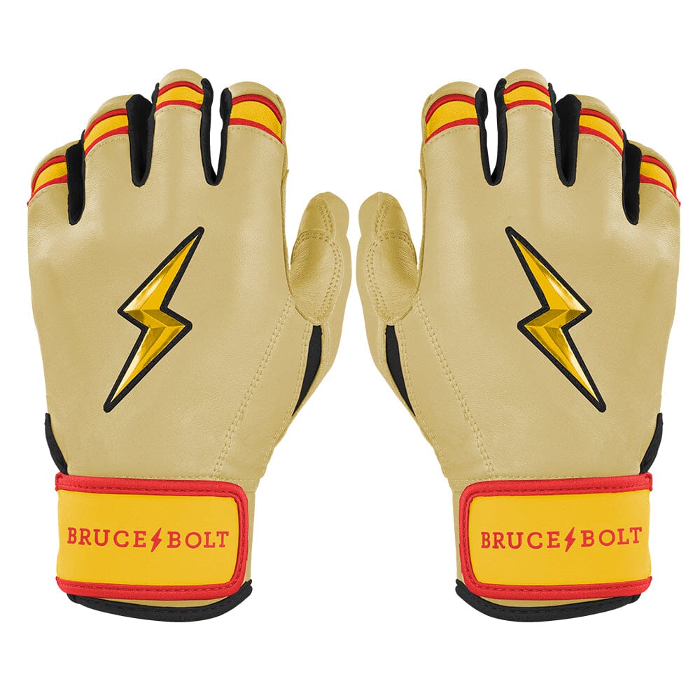 Konnor Griffin Limited Edition Short Cuff Batting Gloves - Griffin Ivory