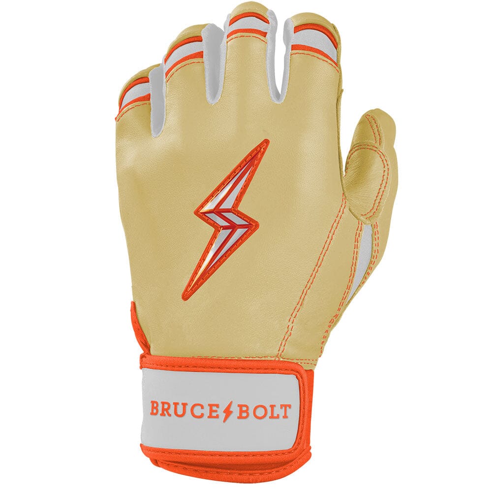 Max Clark Signature Series Short Cuff Batting Gloves - Clark Ivory