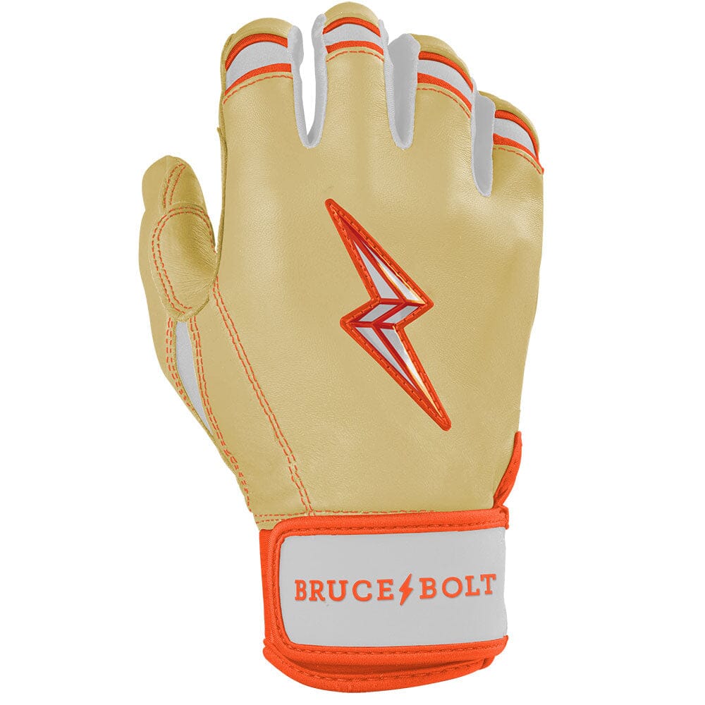 Max Clark Signature Series Short Cuff Batting Gloves - Clark Ivory