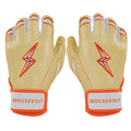 Max Clark Signature Series Short Cuff Batting Gloves - Clark Ivory